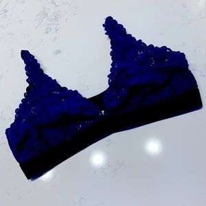Blue Lace Bralette XL